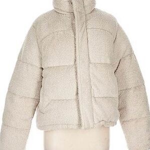 TNA Cream Teddy Jacket